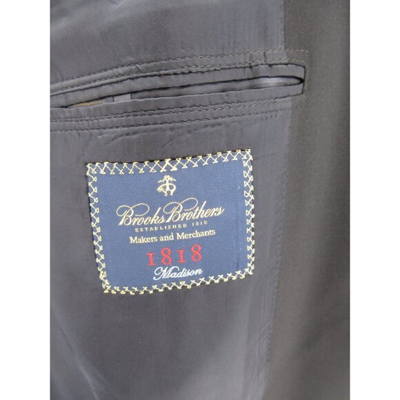 Brooks Brothers Suit 45 L Estrato Madison 1818 Wool Blazer Pants 38X31 - Picture 11 of 16